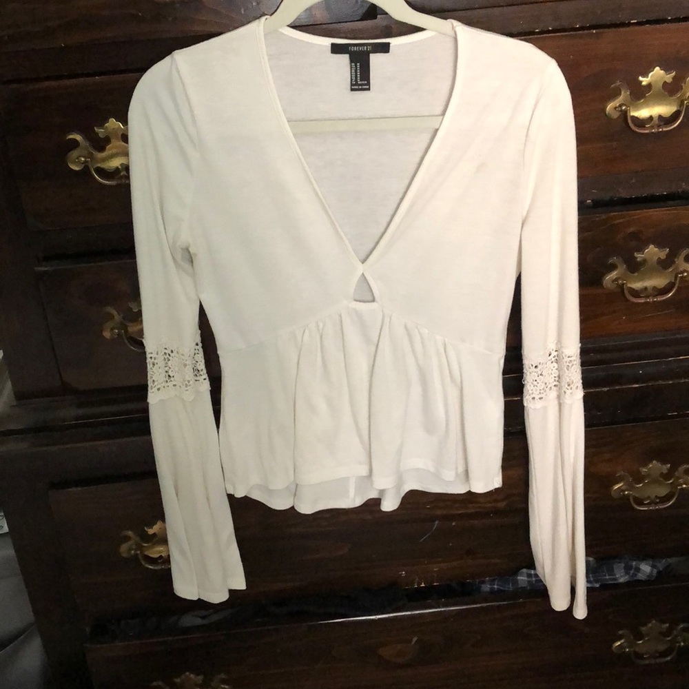 Forever 21 Bell Sleeved Top